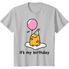 image:imageGudetama Its My Birthday Tee Shirt TShirtSilver Grey