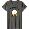 image:imageGudetama Lazy Egg I Cant Tee Shirt TShirtAsphalt Grey