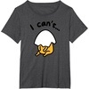 image:imageGudetama Lazy Egg I Cant Tee Shirt TShirtDark Heather Grey