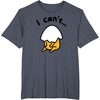 image:imageGudetama Lazy Egg I Cant Tee Shirt TShirtHeather Blue