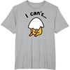 image:imageGudetama Lazy Egg I Cant Tee Shirt TShirtHeather Grey