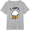 image:imageGudetama Lazy Egg I Cant Tee Shirt TShirtHeather Grey