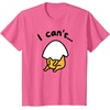 image:imageGudetama Lazy Egg I Cant Tee Shirt TShirtPink Heather