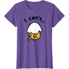 image:imageGudetama Lazy Egg I Cant Tee Shirt TShirtPurple Heather