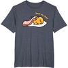 image:imageGudetama Leave Me Alone Tee Shirt TShirtHeather Blue