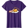 image:imageGudetama Leave Me Alone Tee Shirt TShirtPurple