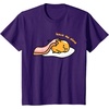 image:imageGudetama Leave Me Alone Tee Shirt TShirtPurple