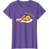 image:imageGudetama Leave Me Alone Tee Shirt TShirtPurple Heather