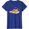 image:imageGudetama Leave Me Alone Tee Shirt TShirtRoyal Blue