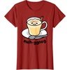 image:imageGudetama Meh Eggnog Holiday Tee Shirt TShirtCranberry Red