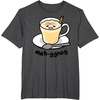 image:imageGudetama Meh Eggnog Holiday Tee Shirt TShirtDark Heather Grey