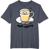 image:imageGudetama Meh Eggnog Holiday Tee Shirt TShirtHeather Blue