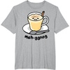 image:imageGudetama Meh Eggnog Holiday Tee Shirt TShirtHeather Grey