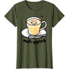 image:imageGudetama Meh Eggnog Holiday Tee Shirt TShirtOlive Green