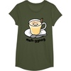 image:imageGudetama Meh Eggnog Holiday Tee Shirt TShirtOlive Green
