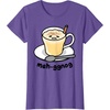 image:imageGudetama Meh Eggnog Holiday Tee Shirt TShirtPurple Heather
