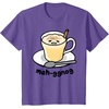 image:imageGudetama Meh Eggnog Holiday Tee Shirt TShirtPurple Heather