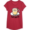 image:imageGudetama Meh Eggnog Holiday Tee Shirt TShirtRed Heather
