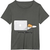 image:imageGudetama Online Dating Tee Shirt TShirtAsphalt Grey