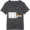 image:imageGudetama Online Dating Tee Shirt TShirtDark Heather Grey