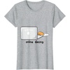 image:imageGudetama Online Dating Tee Shirt TShirtHeather Grey