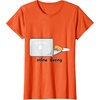 image:imageGudetama Online Dating Tee Shirt TShirtOrange