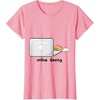 image:imageGudetama Online Dating Tee Shirt TShirtPink