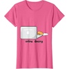 image:imageGudetama Online Dating Tee Shirt TShirtPink Heather