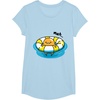 image:imageGudetama Pool Float Tee Shirt TShirtBaby Blue
