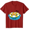 image:imageGudetama Pool Float Tee Shirt TShirtCranberry Red