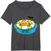 image:imageGudetama Pool Float Tee Shirt TShirtDark Heather Grey
