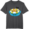 image:imageGudetama Pool Float Tee Shirt TShirtDark Heather Grey