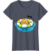 image:imageGudetama Pool Float Tee Shirt TShirtHeather Blue