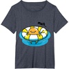 image:imageGudetama Pool Float Tee Shirt TShirtHeather Blue