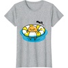 image:imageGudetama Pool Float Tee Shirt TShirtHeather Grey