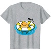 image:imageGudetama Pool Float Tee Shirt TShirtHeather Grey