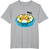 image:imageGudetama Pool Float Tee Shirt TShirtHeather Grey