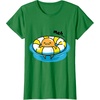 image:imageGudetama Pool Float Tee Shirt TShirtKelly Green