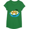 image:imageGudetama Pool Float Tee Shirt TShirtKelly Green