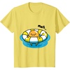 image:imageGudetama Pool Float Tee Shirt TShirtLemon Yellow