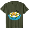 image:imageGudetama Pool Float Tee Shirt TShirtOlive Green