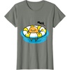 image:imageGudetama Pool Float Tee Shirt TShirtOlive Heather