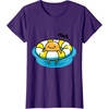 image:imageGudetama Pool Float Tee Shirt TShirtPurple
