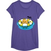 image:imageGudetama Pool Float Tee Shirt TShirtPurple Heather