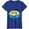 image:imageGudetama Pool Float Tee Shirt TShirtRoyal Blue