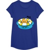 image:imageGudetama Pool Float Tee Shirt TShirtRoyal Blue