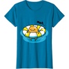 image:imageGudetama Pool Float Tee Shirt TShirtSapphire Blue