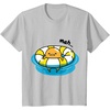 image:imageGudetama Pool Float Tee Shirt TShirtSilver Grey