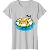 image:imageGudetama Pool Float Tee Shirt TShirtSilver Grey