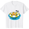 image:imageGudetama Pool Float Tee Shirt TShirtWhite